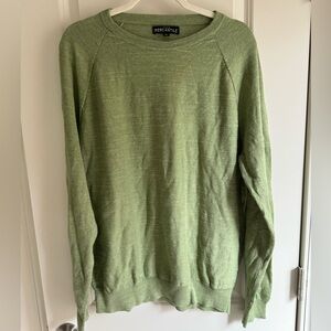 Jcrew Men's Green Sweater